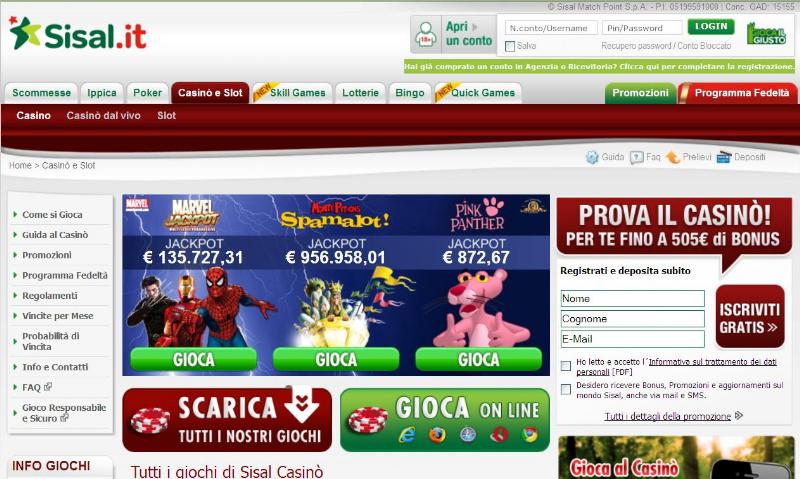 Sisal Casino e Scommesse: Cos’è e come funziona